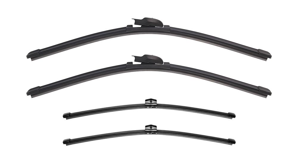 Wiper Blades for Volkswagen Transporter 2013 - 2015 (T5 Facelift) 2 Rear Doors Front & Rear Kit