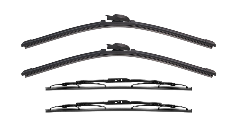 Wiper Blades for Toyota Land Cruiser 75 Series 1990 - 1999 Front & Rear Kit