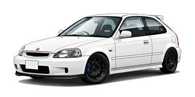 Honda Civic 1995 - 2001 (EJ, EK) Hatch Wiper Blades