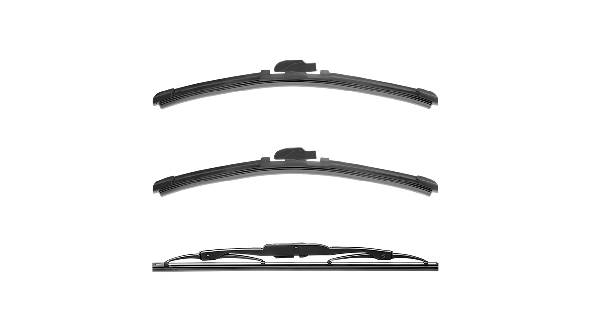 Wiper Blades for Land Rover Defender 1990 - 2016 (90, 110, 130) Front & Rear Kit