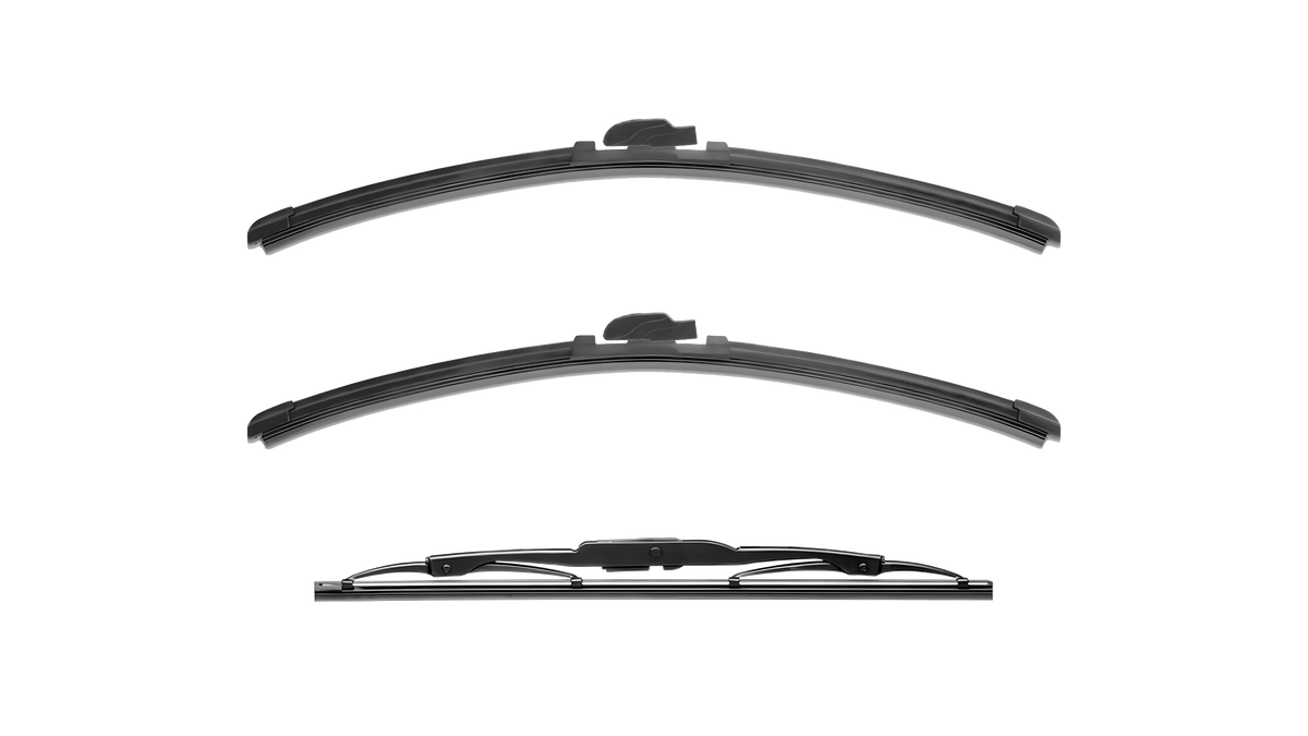 Wiper Blades for Toyota Land Cruiser 80 Series 1990 - 1997 Rear Tailgate Front & Rear Kit