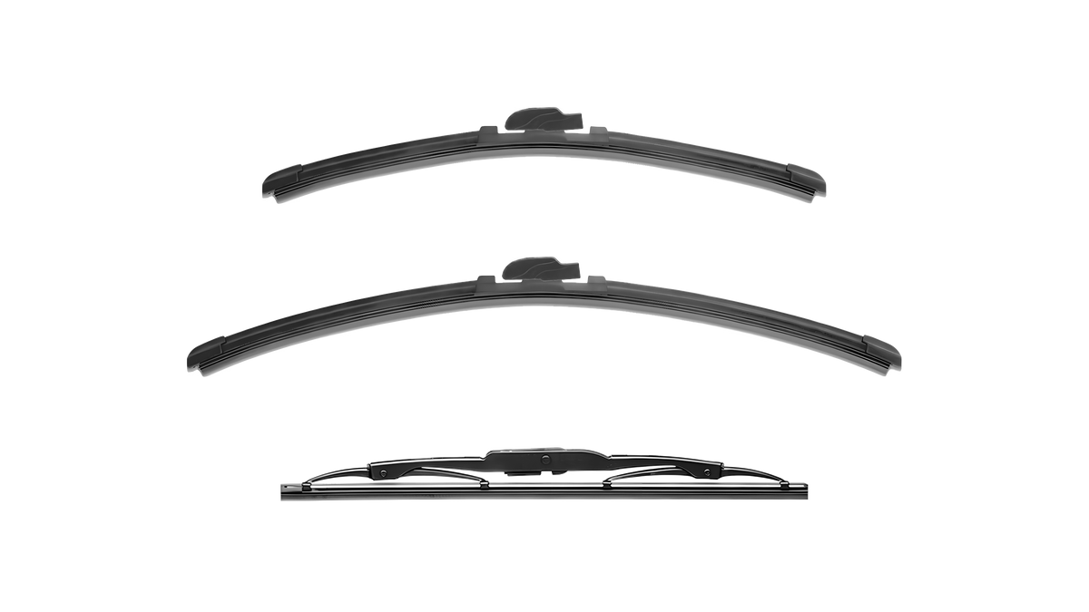 Wiper Blades for Mazda 121 1996 - 2003 (DW) Front & Rear Kit