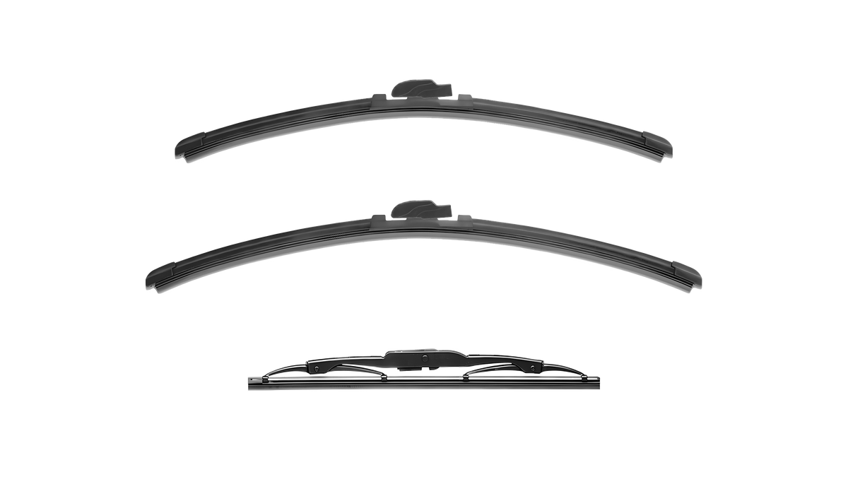 Wiper Blades for Suzuki Ignis 2000 - 2007 (HT, FH) Front & Rear Kit