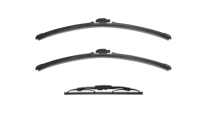 Wiper Blades for Jeep Cherokee 2008 - 2013 (KK) Front & Rear Kit