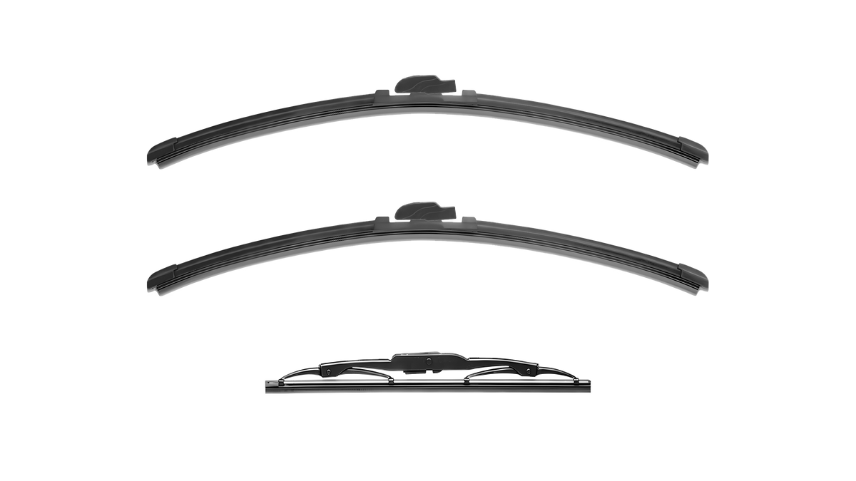 Wiper Blades for Jeep Cherokee 2001 - 2008 (KJ) Front & Rear Kit