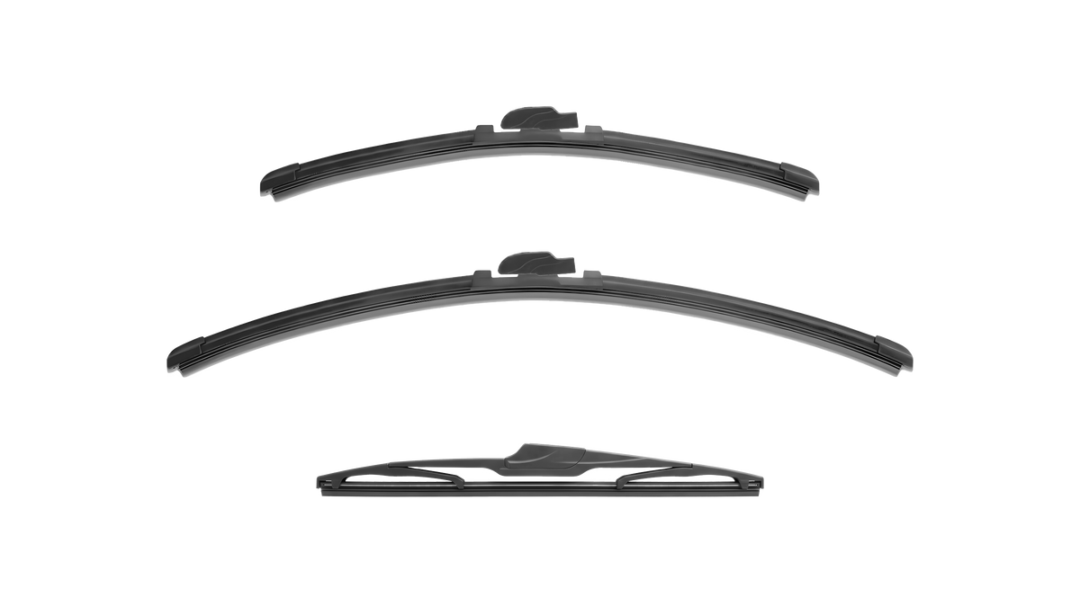 Wiper Blades for Daihatsu YRV 2000 - 2005 Front & Rear Kit