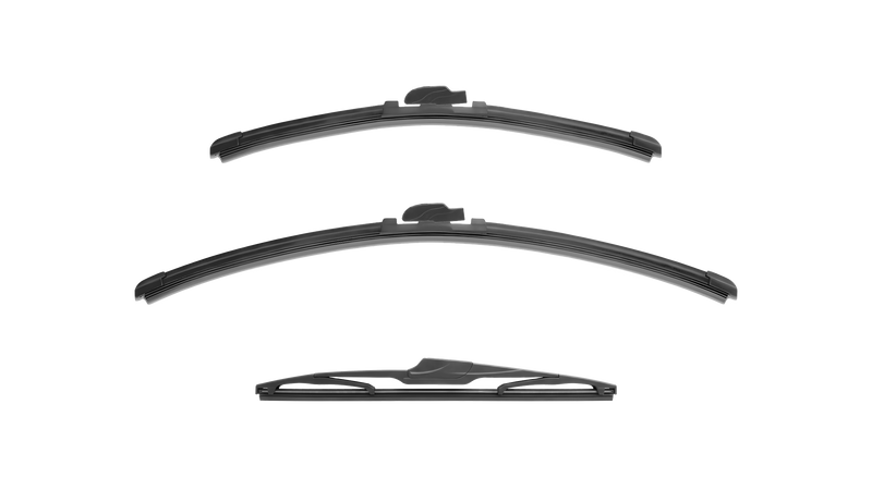 Wiper Blades for Daihatsu YRV 2000 - 2005 Front & Rear Kit