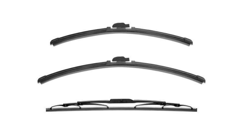 Wiper Blades for Mitsubishi Lancer Evolution 1994 - 1995 (II) Sedan Front & Rear Kit