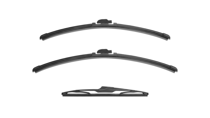 Wiper Blades for Proton Satria Neo 2007 - 2011 Front & Rear Kit