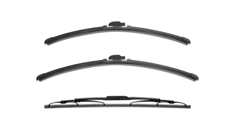 Wiper Blades for Honda CRX 1992 - 1998 (Del Sol) Front & Rear Kit