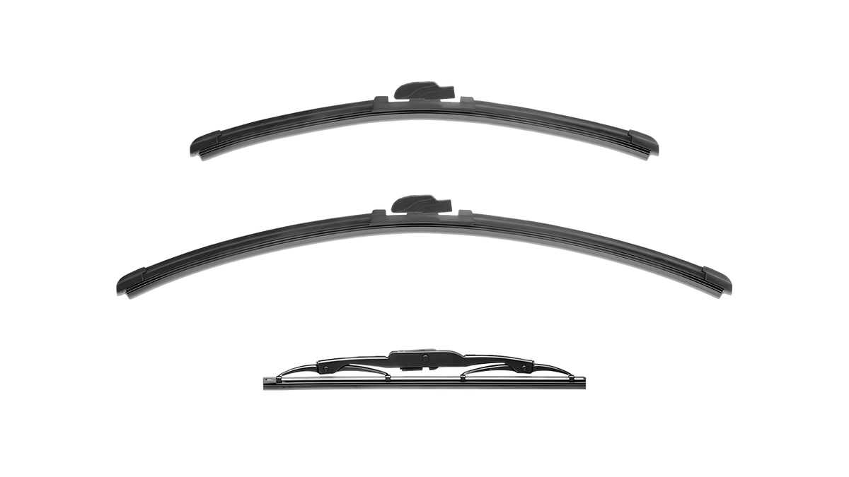 Wiper Blades for Ford Fiesta 2004 - 2009 (WP, WQ) Hatch Front & Rear Kit