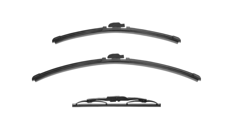 Wiper Blades for Ford Fiesta 2004 - 2009 (WP, WQ) Hatch Front & Rear Kit