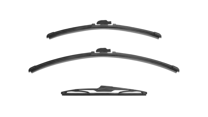 Wiper Blades for Nissan March 2003 - 2006 (K12) Hatch Front & Rear Kit