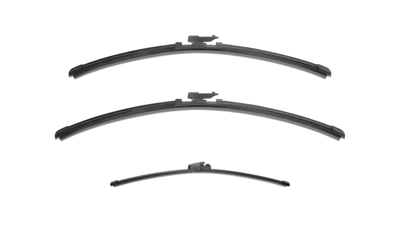 Wiper Blades for Volkswagen Polo 2005 - 2010 (9N3) Hatch Front & Rear Kit