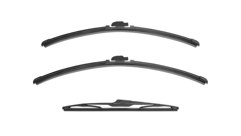 Wiper Blades for Mazda 3 MPS 2006 - 2009 (BK) Hatch Front & Rear Kit