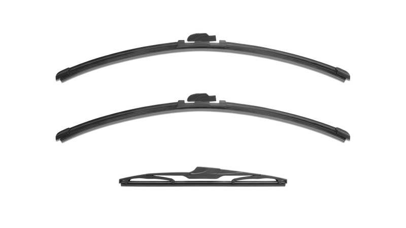 Wiper Blades for Renault Clio 1998 - 2016 (X65) Front & Rear Kit