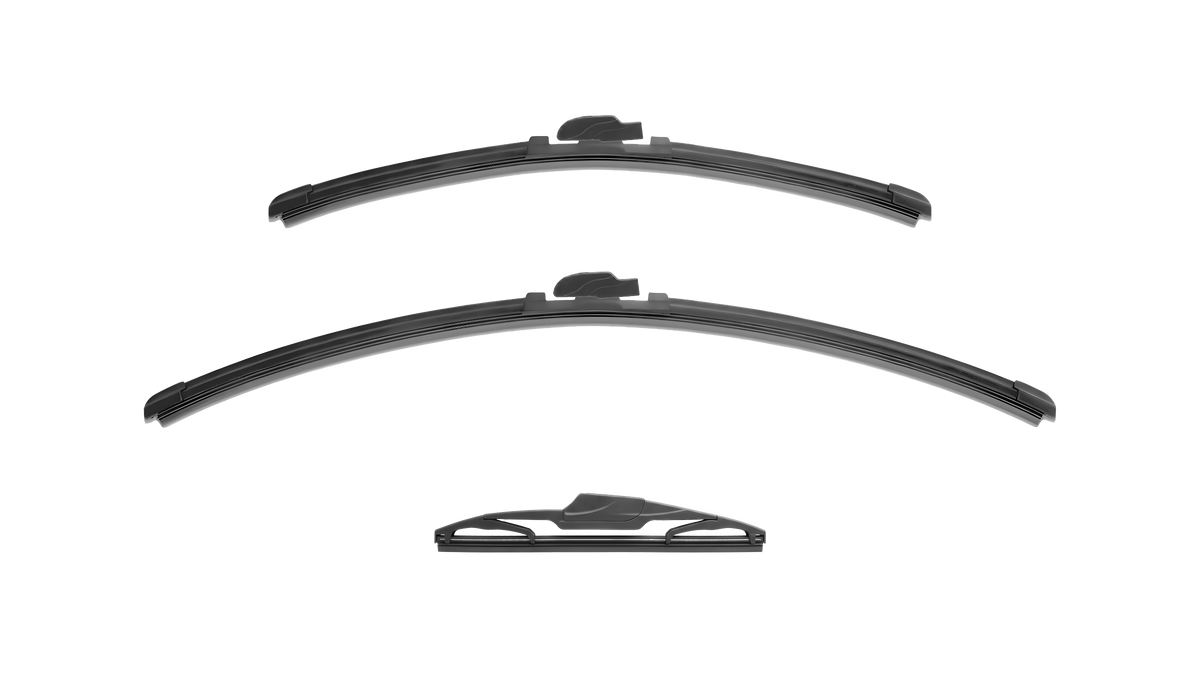 Wiper Blades for Toyota IST 2007 - 2016 (XD) Hatch Front & Rear Kit