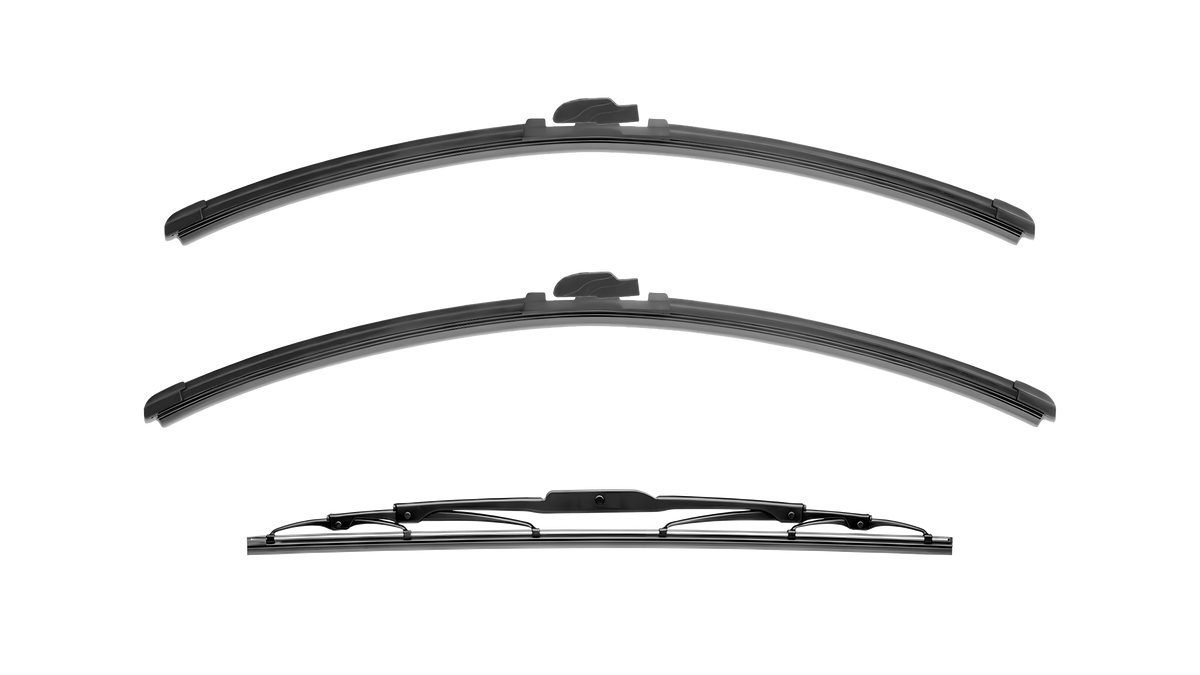 Wiper Blades for Toyota Land Cruiser Prado 2002 - 2009 (120 Series) Front & Rear Kit