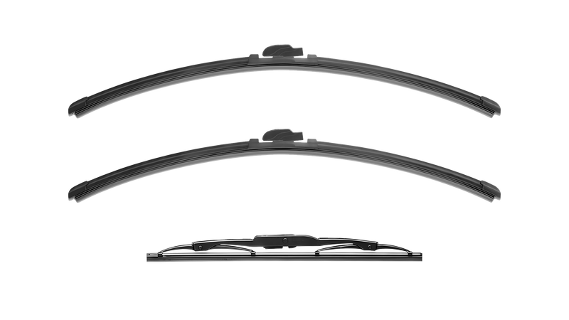 Wiper Blades for Smart ForTwo 2004 - 2007 (450) Coupe Front & Rear Kit