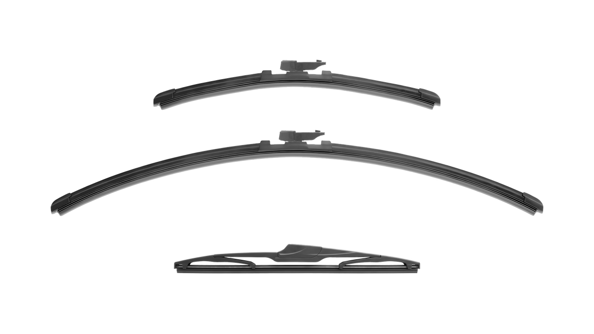 Wiper Blades for Fiat Panda 2012 - 2015 Front & Rear Kit