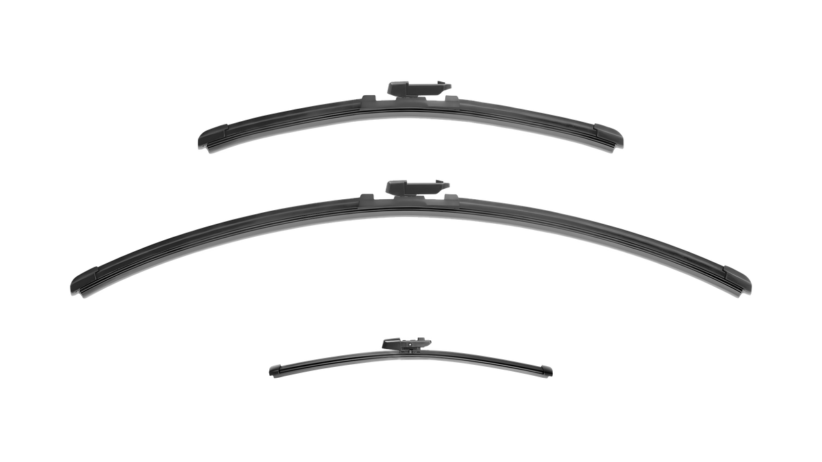 Wiper Blades for Volkswagen UP! 2011 - 2014 Front & Rear Kit