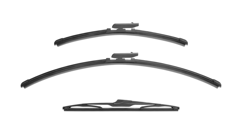 Wiper Blades for Renault Megane 2013 - 2017 (B95) Hatch (5-Door) Front & Rear Kit
