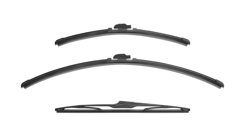 Wiper Blades for Subaru Impreza WRX STI 2007 - 2013 (GR, GH, G3) Hatch Front & Rear Kit