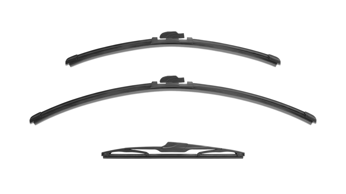 Wiper Blades for Mazda 3 2013 - 2016 (BM) Hatch Front & Rear Kit