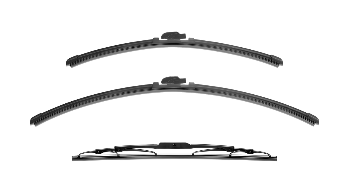 Wiper Blades for Mitsubishi Lancer Evolution 2005 - 2007 (IX) Sedan Front & Rear Kit