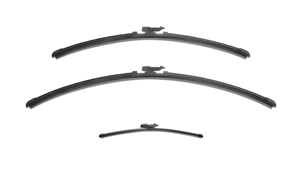 Wiper Blades for Volkswagen Scirocco 2008 - 2017 Front & Rear Kit