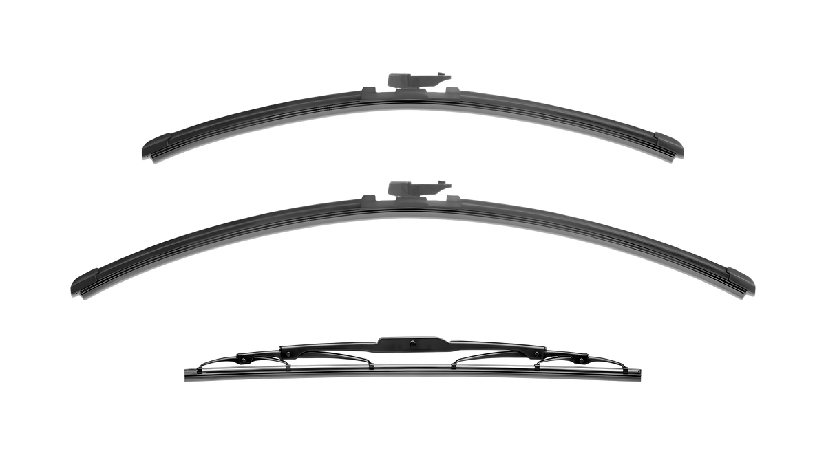 Wiper Blades for Volkswagen Caddy 2006 - 2015 2 Rear Doors Front & Rear Kit