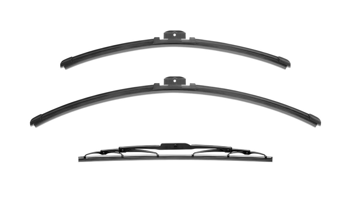 Wiper Blades for Volkswagen Caddy 2004 - 2006 2 Rear Doors Front & Rear Kit