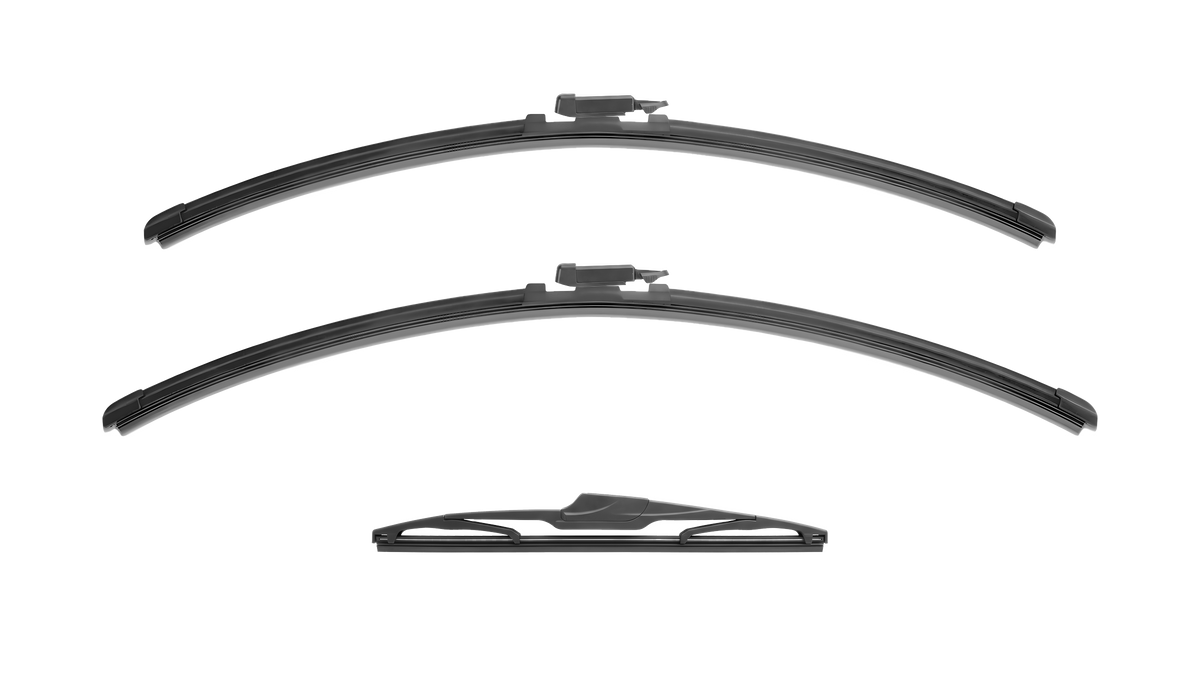 Wiper Blades for Smart ForTwo 2007 - 2012 (451) Coupe Front & Rear Kit