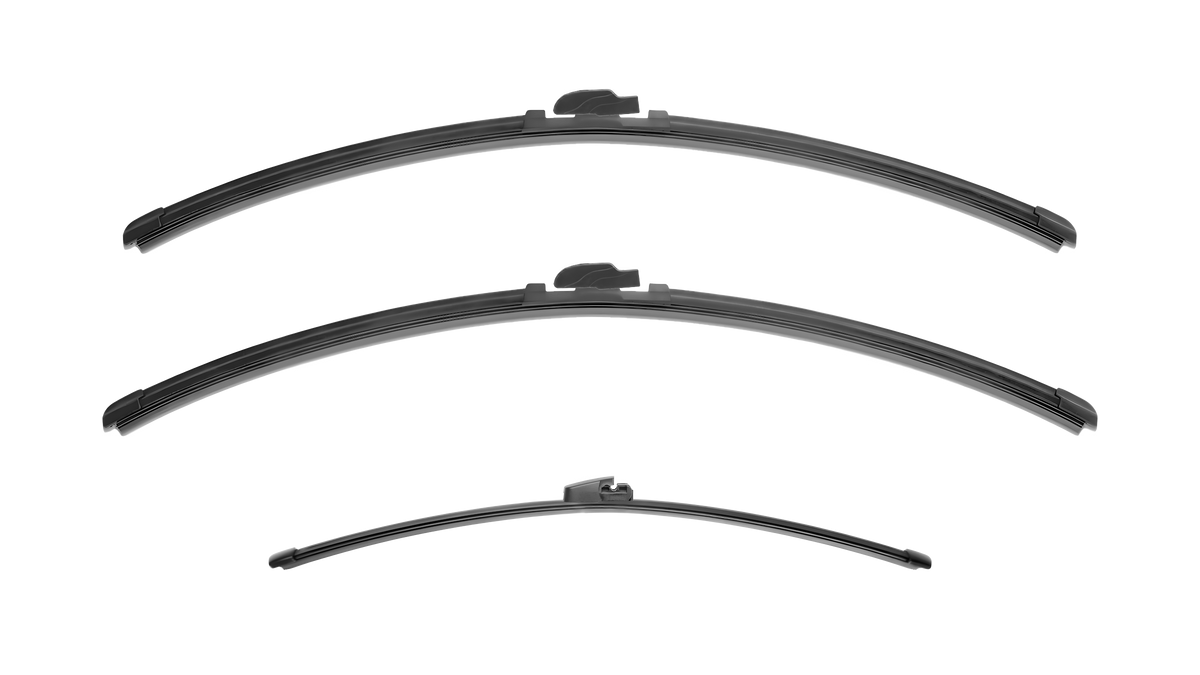 Wiper Blades for Volkswagen Transporter 2003 - 2013 (T5) Van Rear Tailgate Front & Rear Kit