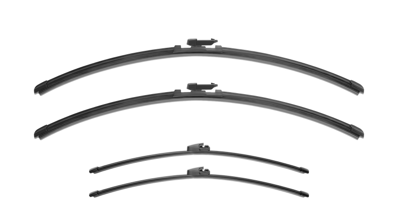 Wiper Blades for Volkswagen Transporter 2013 - 2015 (T5 Facelift) Van 2 Rear Doors Front & Rear Kit