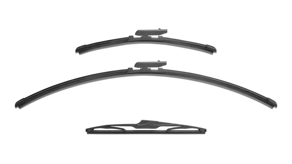 Wiper Blades for Renault Captur 2013 - 2017 (J87) Front & Rear Kit