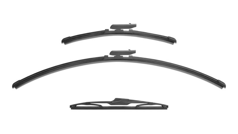 Wiper Blades for Renault Captur 2013 - 2017 (J87) Front & Rear Kit