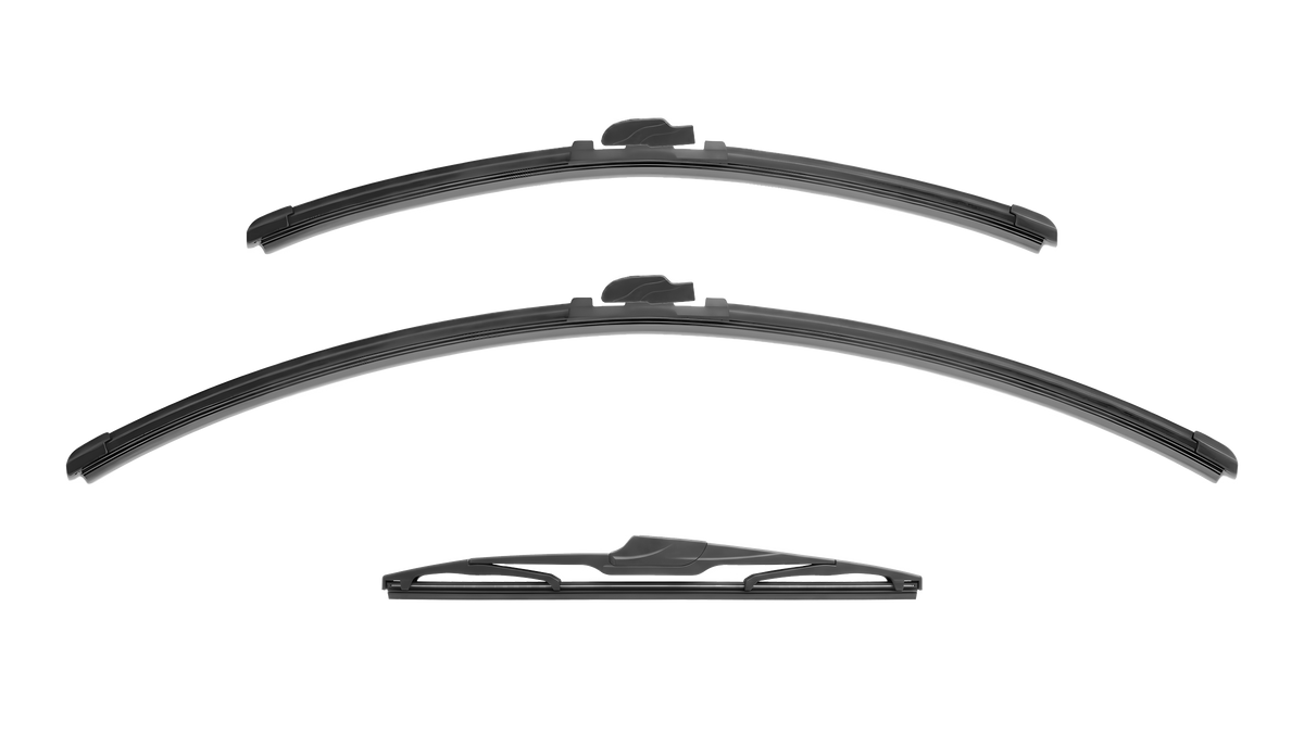 Wiper Blades for Mitsubishi Outlander 2012 - 2022 (ZJ, ZK, ZL) Front & Rear Kit