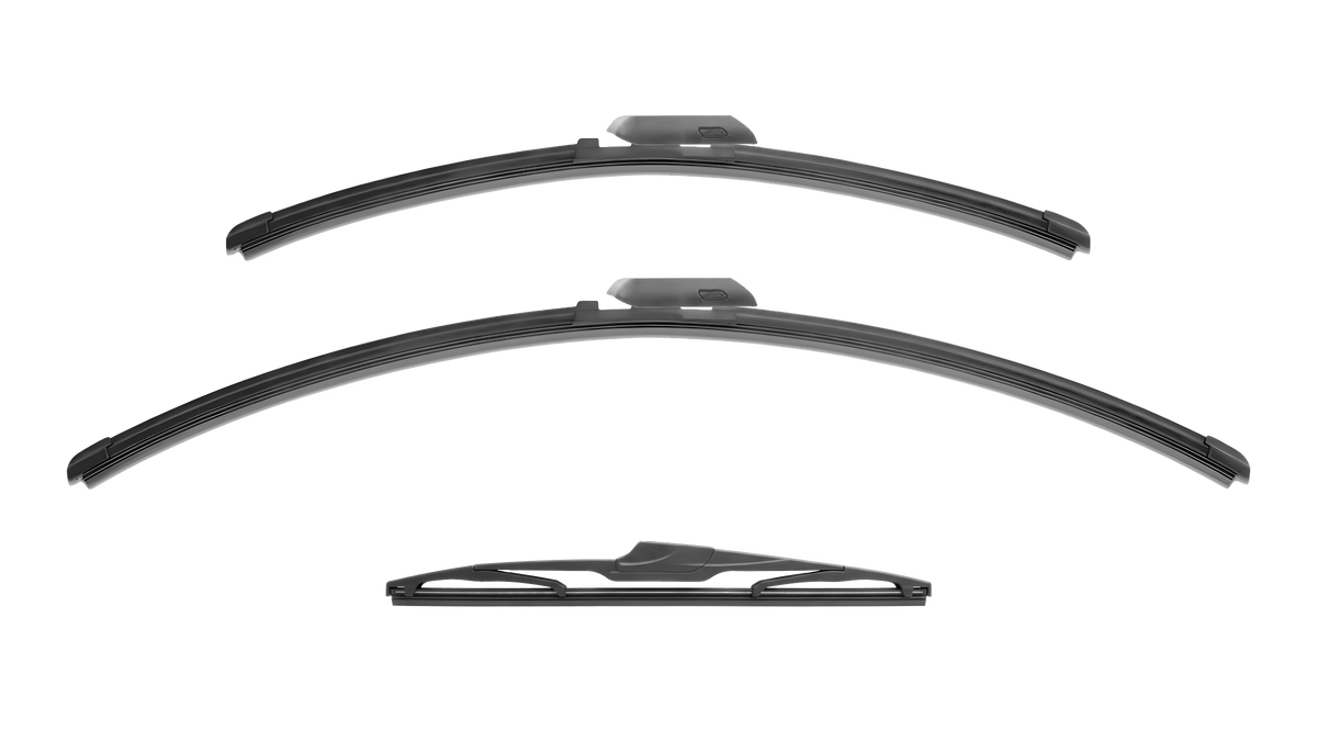 Wiper Blades for Peugeot Expert 2016 - 2026 2 Rear Doors Front & Rear Kit