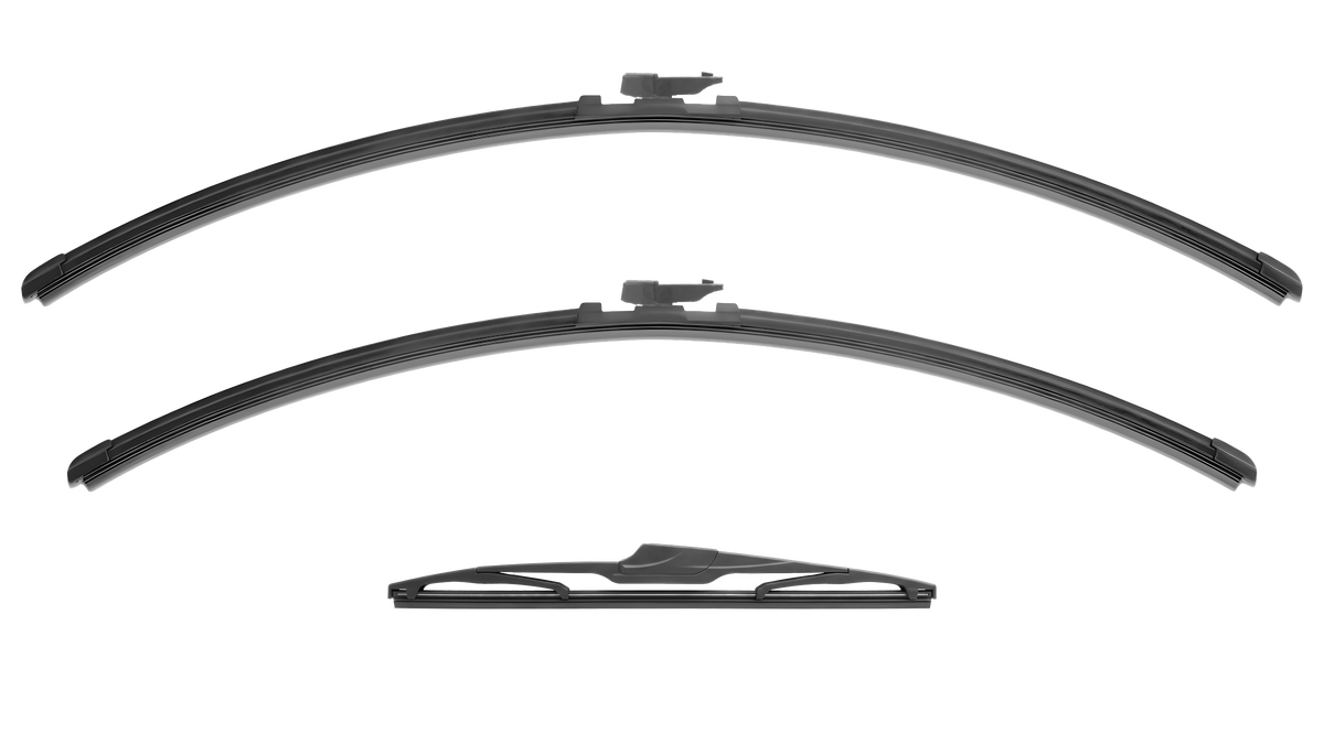 Wiper Blades for Citroen C4 2009 - 2018 (B7, NC) Hatch Front & Rear Kit
