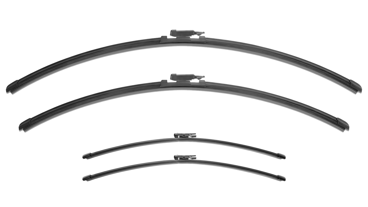 Wiper Blades for Mercedes-Benz Vito 2010 - 2014 (W639 Facelift) 2 Rear Doors Front & Rear Kit